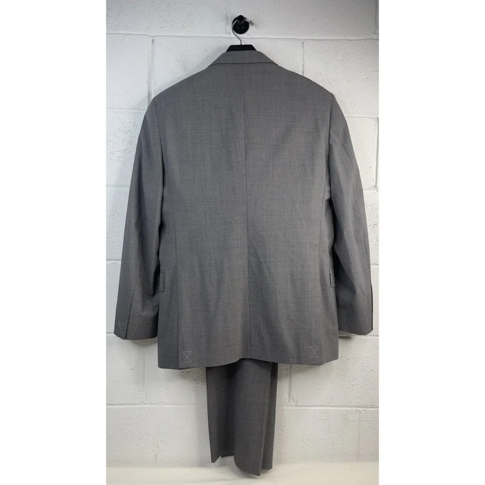 Brooks Brothers Men's Gray  Wool Regent Blazer 40R  And Classic Pants Set 34x37